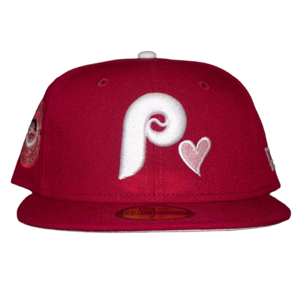 Philadelphia Phillies Pink Heart Veterans Stadium Side Patch 59FIFTY