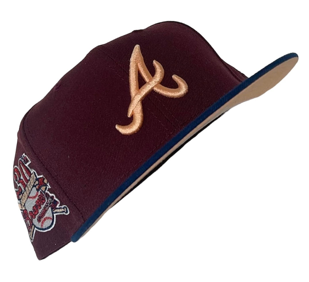 Atlanta Braves 30th Anniversary Peach Two Tone 59FIFTY