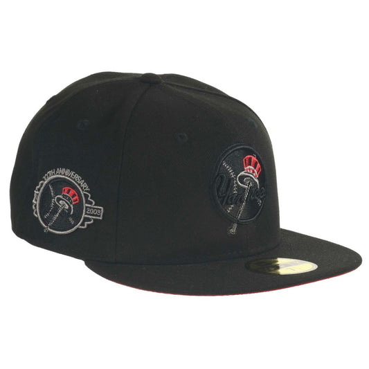 New York Yankees 100th Anniversary Cap on Cap Black/Red 59FIFTY