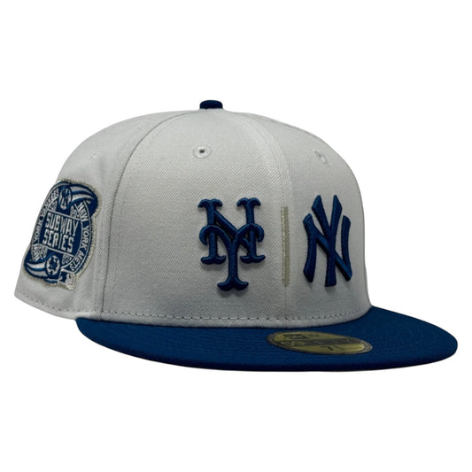 NY Yankees VS NY Mets Subway Series White/Blue 59FIFTY