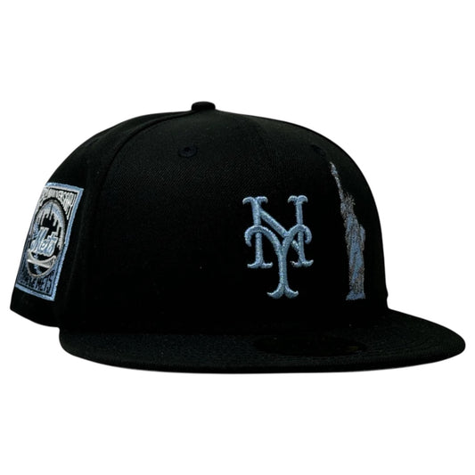 New York Mets 25th Anniversary Black/Icey Blue 59FIFTY