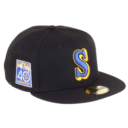 Seattle Mariners 40TH Anniversary Black 59FIFTY