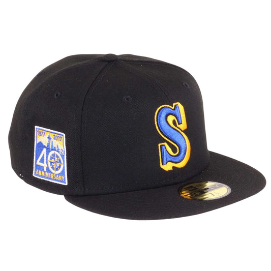 Seattle Mariners 40TH Anniversary Black 59FIFTY
