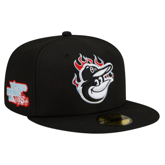 Baltimore Orioles 1983 World Series Fire Black/Icey Blue 59FIFTY