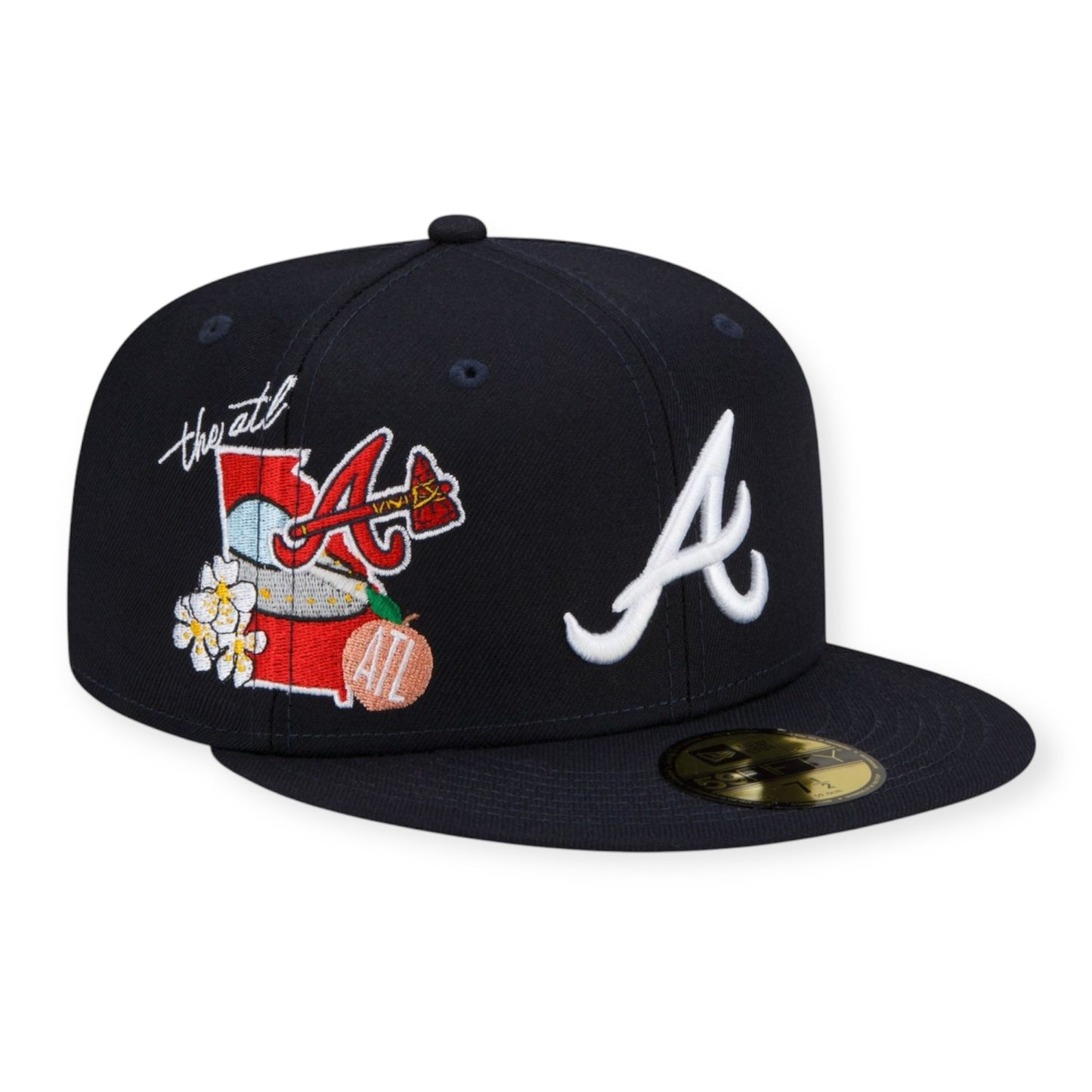 Atlanta Braves City Cluster Navy 59FIFTY