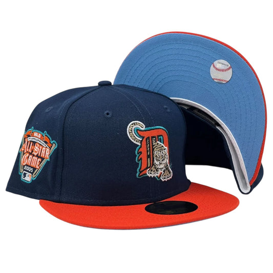 Detroit Tigers 2005 All Star Game Navy/Orange 59FIFTY