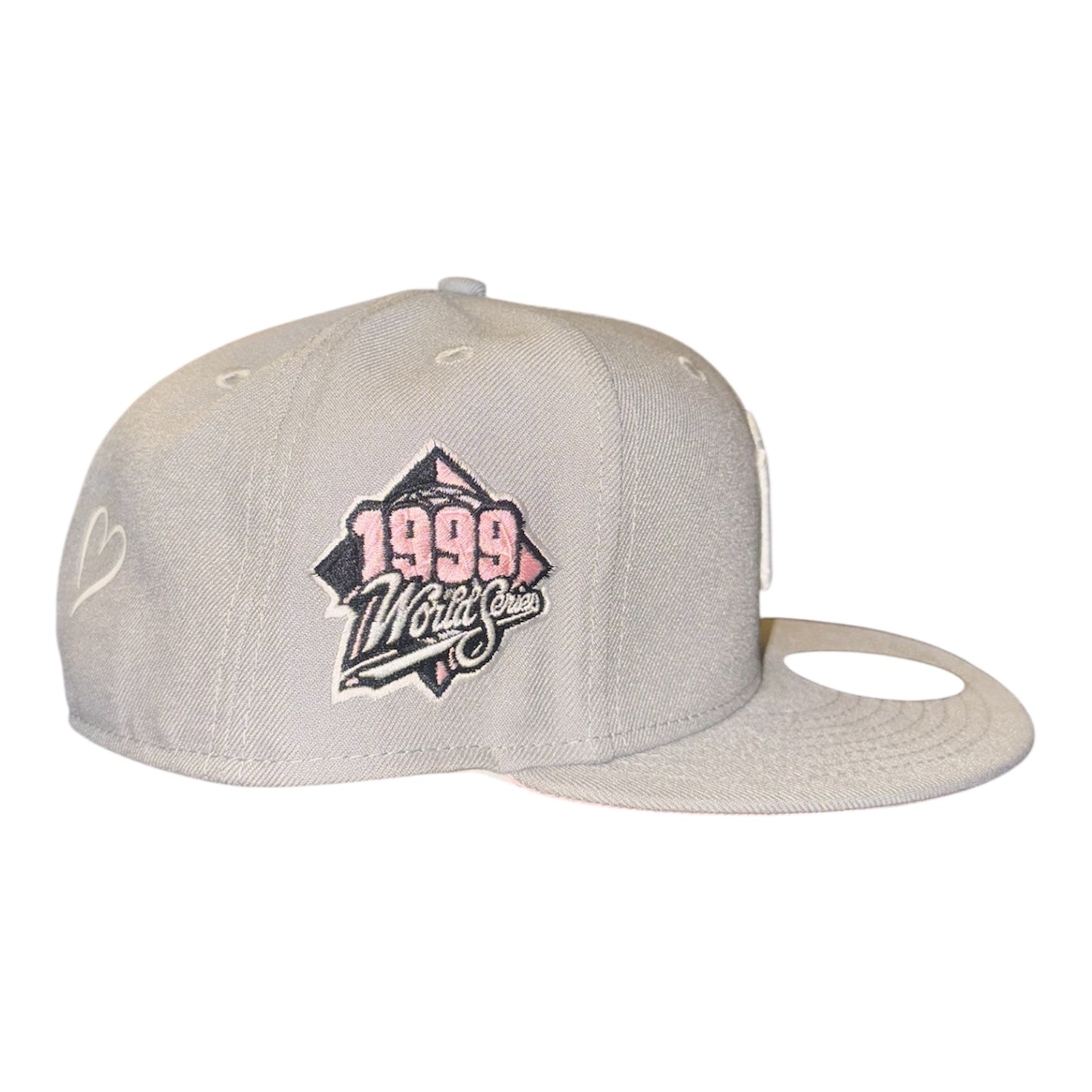 New York Yankees 1999 World SeriesHeart Grey/Pink 59FIFTY